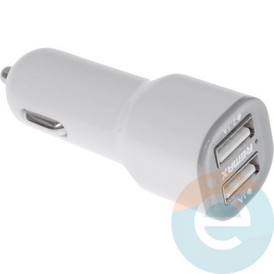 АЗУ Remax 2xUSB копия 2.1амп белый - фото 10755