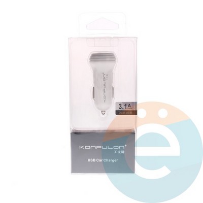 АЗУ Konfulon C20 2 USB 3.1амп - фото 5059