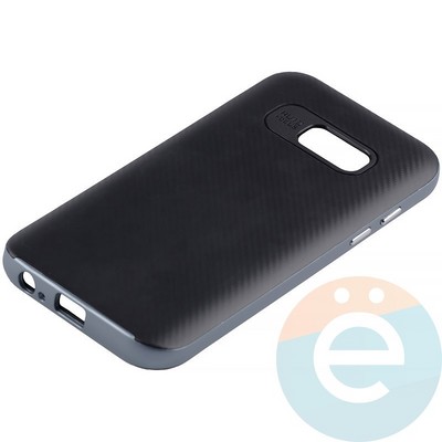 Накладка комбинированная Spigen на Samsung Galaxy A3 (2017) SM-A320 синяя - фото 11261