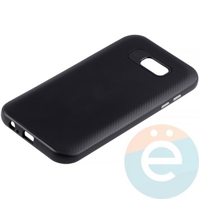 Накладка комбинированная Spigen на Samsung Galaxy A7 (2017) SM-A720 черная - фото 11269
