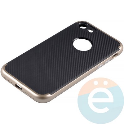 Накладка комбинированная Spigen на Apple iPhone 7/8 золотистая - фото 11279