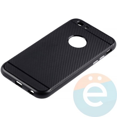Накладка комбинированная Spigen на Apple iPhone 6/6s черная - фото 11282