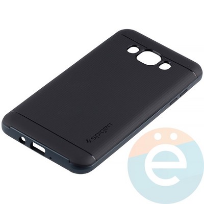 Накладка комбинированная Spigen на Samsung Galaxy J7 SM-J710 (2016) синяя - фото 11291