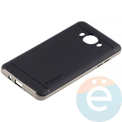Накладка комбинированная Spigen на Samsung Galaxy J5 SM-J510 (2016) золотистая - фото 11297