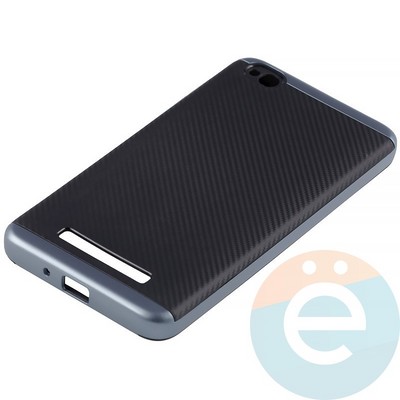 Накладка комбинированная Spigen на Xiaomi Redmi 4a синяя - фото 11325