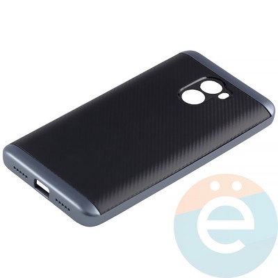 Накладка комбинированная Spigen на Xiaomi Redmi 4 синяя - фото 11332