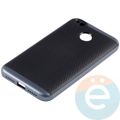 Накладка комбинированная Spigen на Xiaomi Redmi 4x синяя - фото 11346