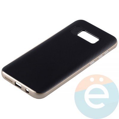 Накладка комбинированная Spigen на Samsung Galaxy S8 Plus золотистая - фото 12019