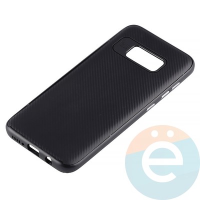 Накладка комбинированная Spigen на Samsung Galaxy S8 черная - фото 14192