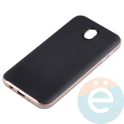 Накладка комбинированная Spigen на Samsung Galaxy J7 SM-J720/730 (2017) розовая - фото 14200
