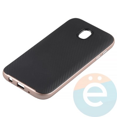 Накладка комбинированная Spigen на Samsung Galaxy J5 SM-J520/530 (2017) розовая - фото 14727