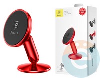 Держатель автомобильный магнитный Baseus SUYZD-09 на торпеду красный