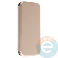 Чехол книжка боковой Fashion Case для Samsung Galaxy J2 Pro 2018 золотистый