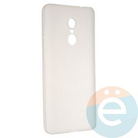 Накладка силиконовая Soft Touch ультратонкая для Xiaomi Redmi Note 4X белая