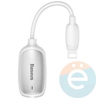 Переходник Baseus CALL51-S2 с Lightning на 2Lightning+3.5mm белый