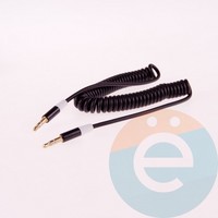 AUX кабель папа-папа (тех пак) 3.5мм пружина