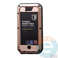 Противоударный чехол Lunatik на iPhone 7 Plus/8 Plus бронзовый