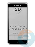 Защитное стекло 9D с полной проклейкой на Xiaomi Redmi 4x черное