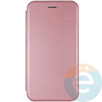 Чехол книжка боковой Fashion Case для Realme Narzo N55/C55 розово-золотистый