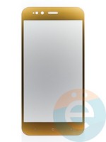 Защитное стекло 2D полноэкранное на Xiaomi Mi 5X/A1 золотистое