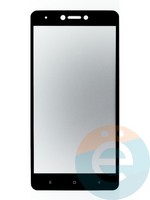 Защитное стекло 2D полноэкранное на Xiaomi Redmi Note 4X черное