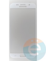 Защитное стекло 2D полноэкранное на Samsung Galaxy A7 (2017) SM-A720 белый