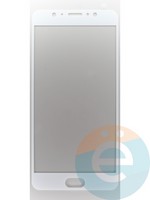 Защитное стекло 2D полноэкранное на Meizu PRO 6 Plus белое