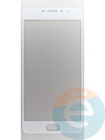 Защитное стекло 2D полноэкранное на Meizu M6 белое
