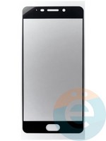 Защитное стекло 2D полноэкранное на Meizu M6 Note черное