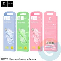 USB кабель Denmen D07L на Lightning 2.4A 1м белый