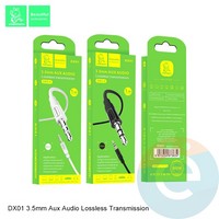 AUX кабель Denmen DX01 1м белый