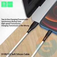 USB кабель Denmen D19T на Type-C 2.4A 1м черный