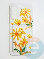 Накладка силиконовая Summer с кардхолдером для Huawei Nova Y70 бежевая
