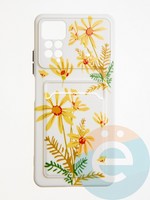 Накладка силиконовая Summer с кардхолдером для Xiaomi Redmi Note 12 Pro 4G бежевая