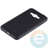 Накладка комбинированная Spigen на Samsung Galaxy J3 SM-J320 (2016) синяя