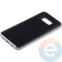 Накладка комбинированная Spigen на Samsung Galaxy S8 Plus серебристая