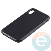 Накладка комбинированная Spigen на Apple iPhone X черная