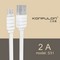 USB кабель Konfulon S31 на micro USB 1.2м плоский белый - фото 17820