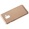 Накладка пластиковая перфорированная на Samsung Galaxy A8 (2018) SM-A530 золотистая - фото 22797