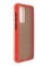 Накладка пластиковая с силиконовой окантовкой для Huawei P40 красная - фото 37392