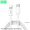 Кабель Denmen D10L Type-C на Lightning 20W 1м белый - фото 45937