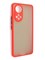 Накладка пластиковая с силиконовой окантовкой с защищенной камерой для Huawei Nova 9 красная - фото 48610