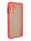 Накладка пластиковая с силиконовой окантовкой с защищенной камерой для Samsung Galaxy A13 4G красная - фото 48682
