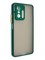 Накладка пластиковая с силиконовой окантовкой с защищенной камерой для Xiaomi Mi 11T зеленая