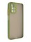 Накладка пластиковая с силиконовой окантовкой с защищенной камерой для Xiaomi Redmi Note 11 4G хаки - фото 48716