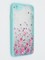 Накладка пластиковая с картинкой для Apple iPhone 7/8/SE 2020 бирюзовая - фото 48807