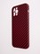 Накладка пластиковая Unique case (в коробке) для Apple iPhone 12 Pro красная - фото 54439