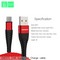 USB кабель Denmen D45L на Lightning 2.4A 1м золотистый - фото 54862