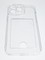Накладка силиконовая с кардхолдером для Apple iPhone 14 Pro Max прозрачная - фото 55372