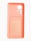Накладка Soft touch с кармашком для Xiaomi Mi 12 Pro розовая - фото 61810